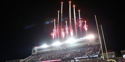 Alumi Stadium fireworks